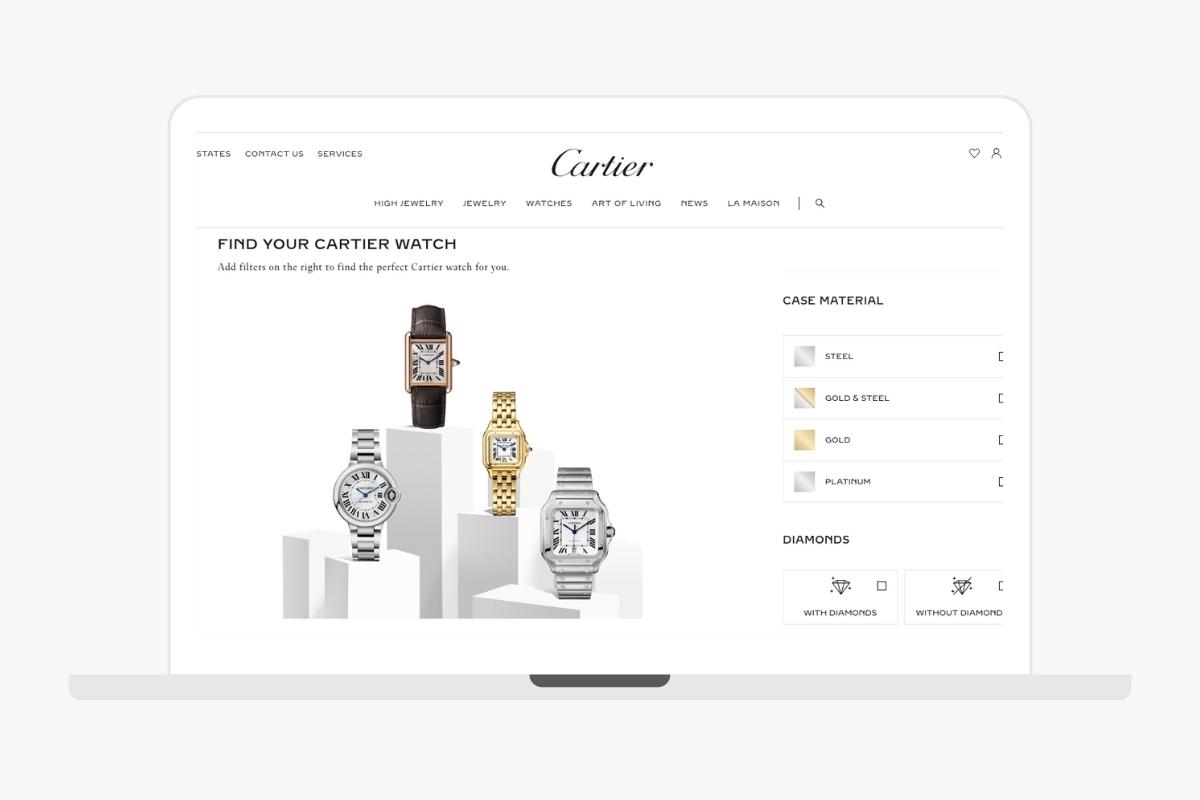 Cartier website clearance